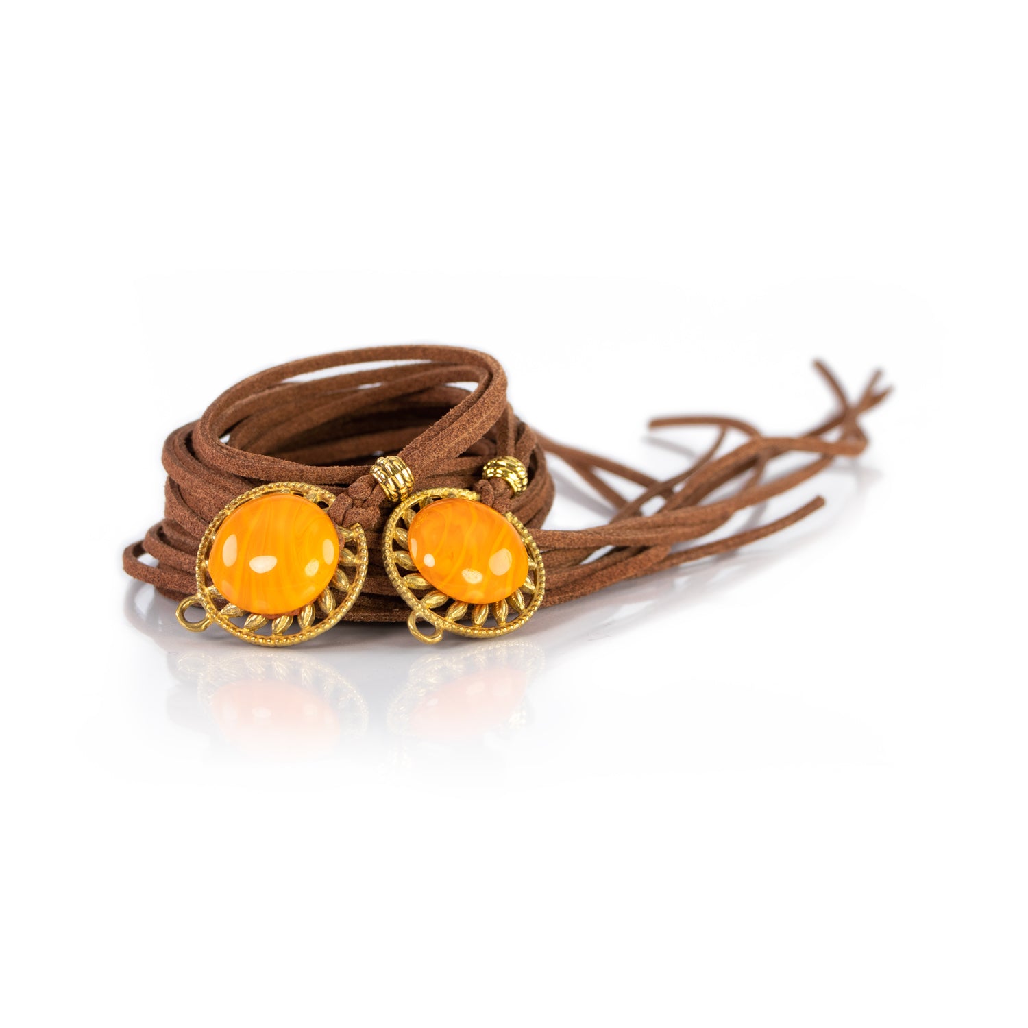 Bochica Design light Brown Cord Antiek gold